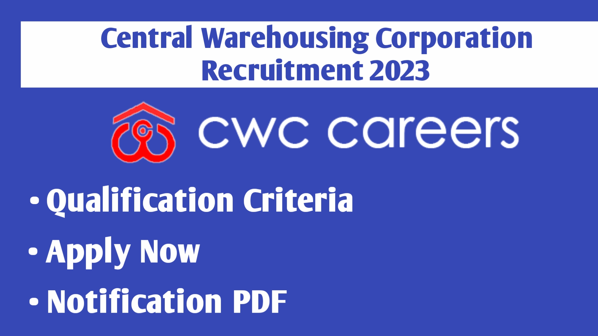 Central Warehousing Corporation Recruitment 2023 153 Posts Apply Now