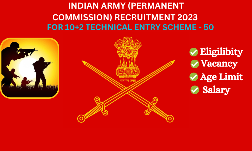 INDIAN ARMY (PERMANENT COMMISSION) RECRUITMENT
