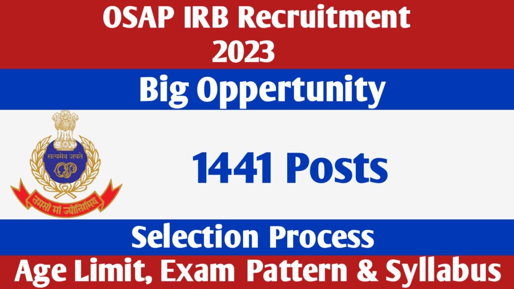 OSAP IRB Recruitment 2023
