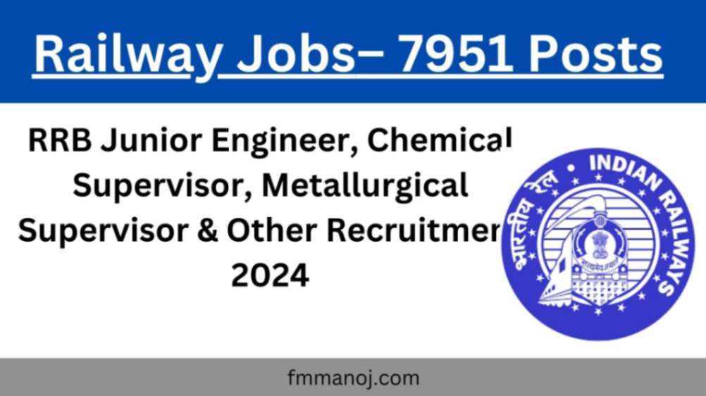 Railway Recruitment Board Recruitment 2024